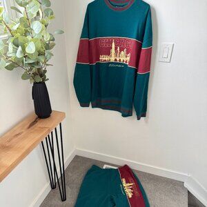 Chicago Illinois Matching Set – Crewneck & Joggers